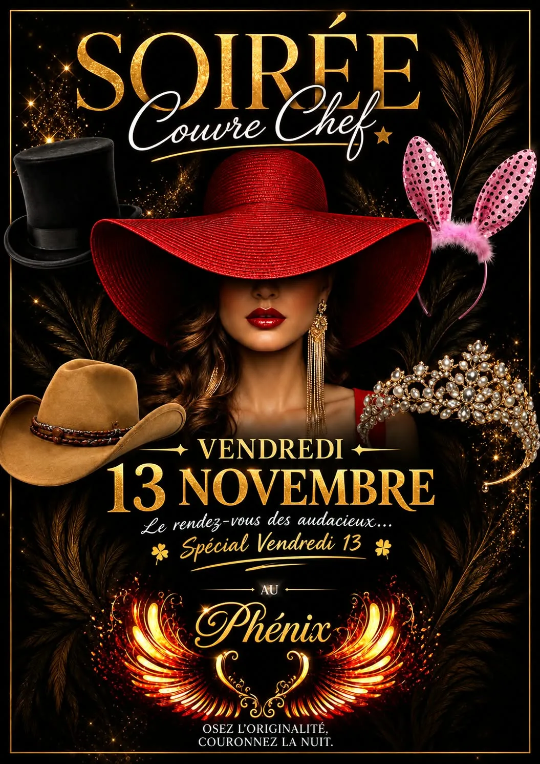 Affiche Soirée Couvre-Chef