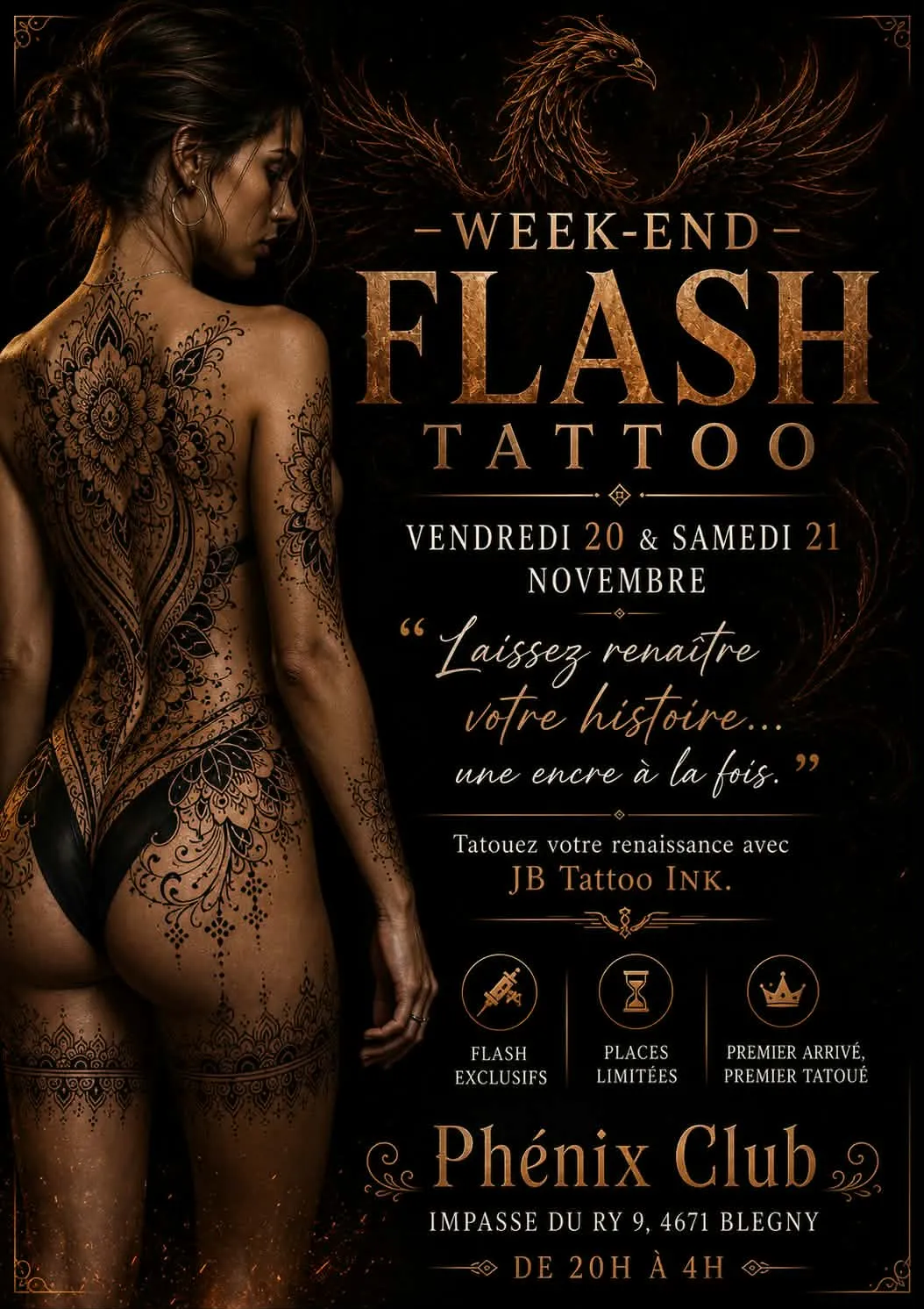 Affiche Week-end Flash Tattoo