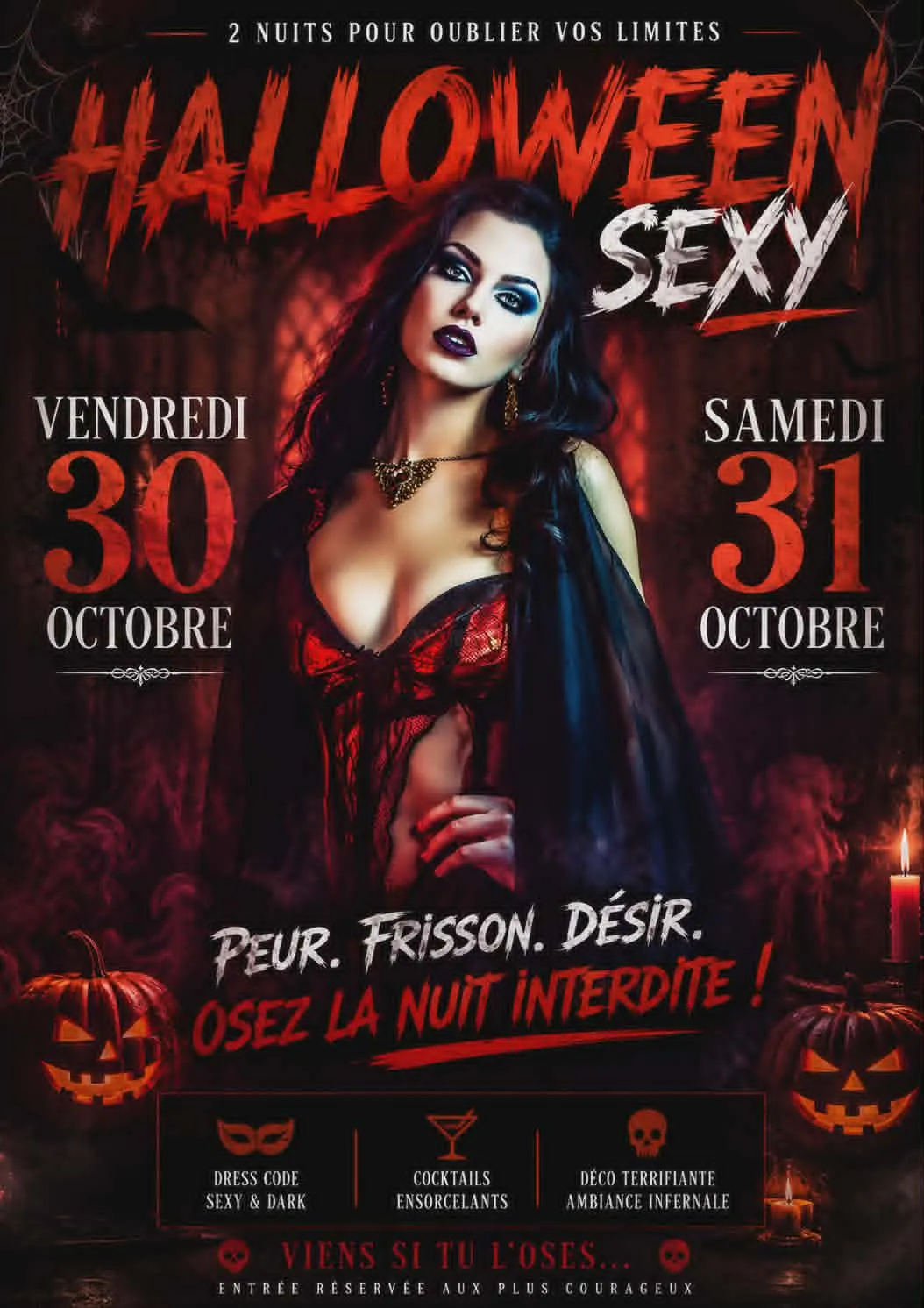 Affiche Halloween Sexy