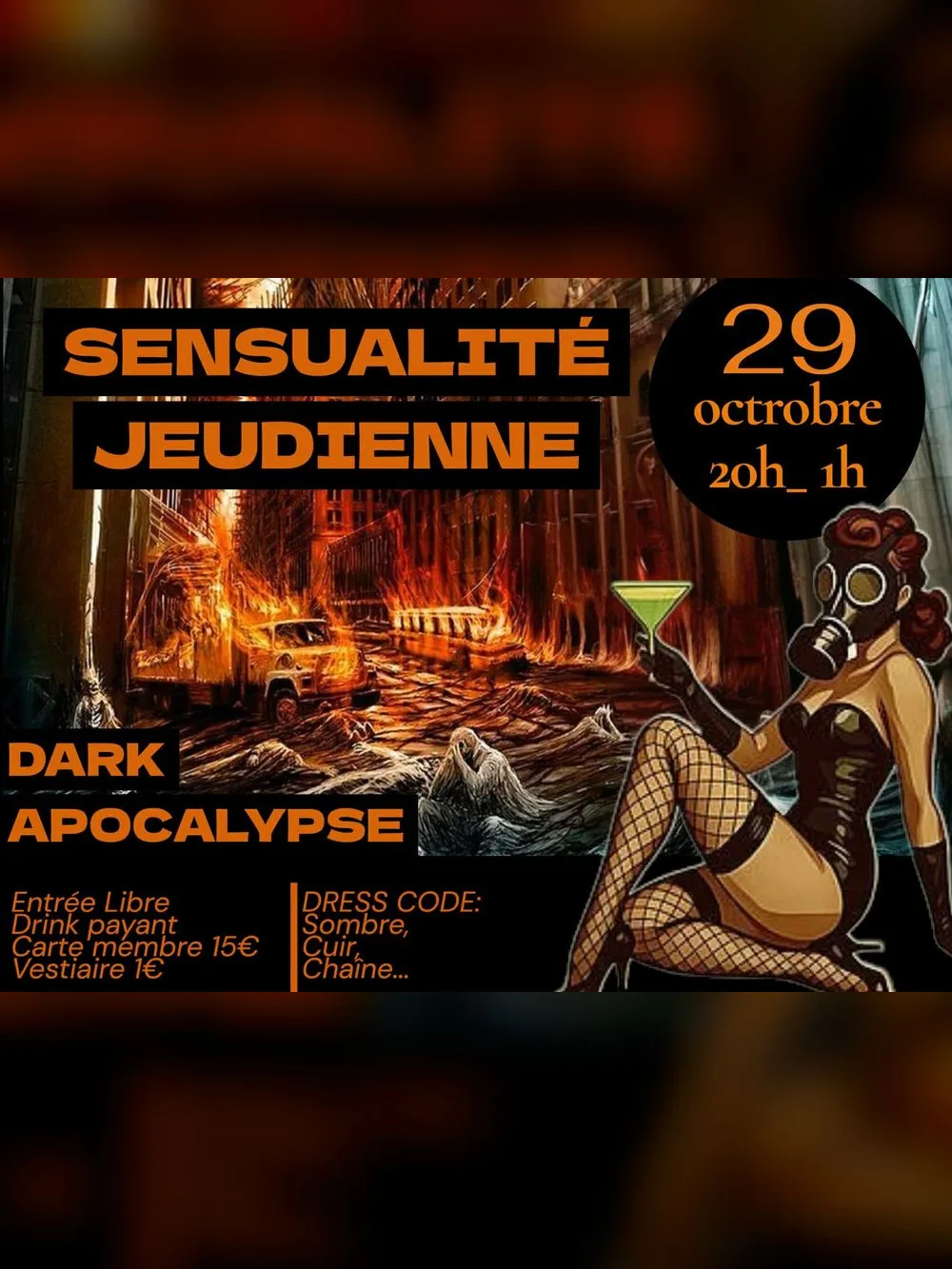 Affiche Sensualité Jeudienne : Dark Apocalypse