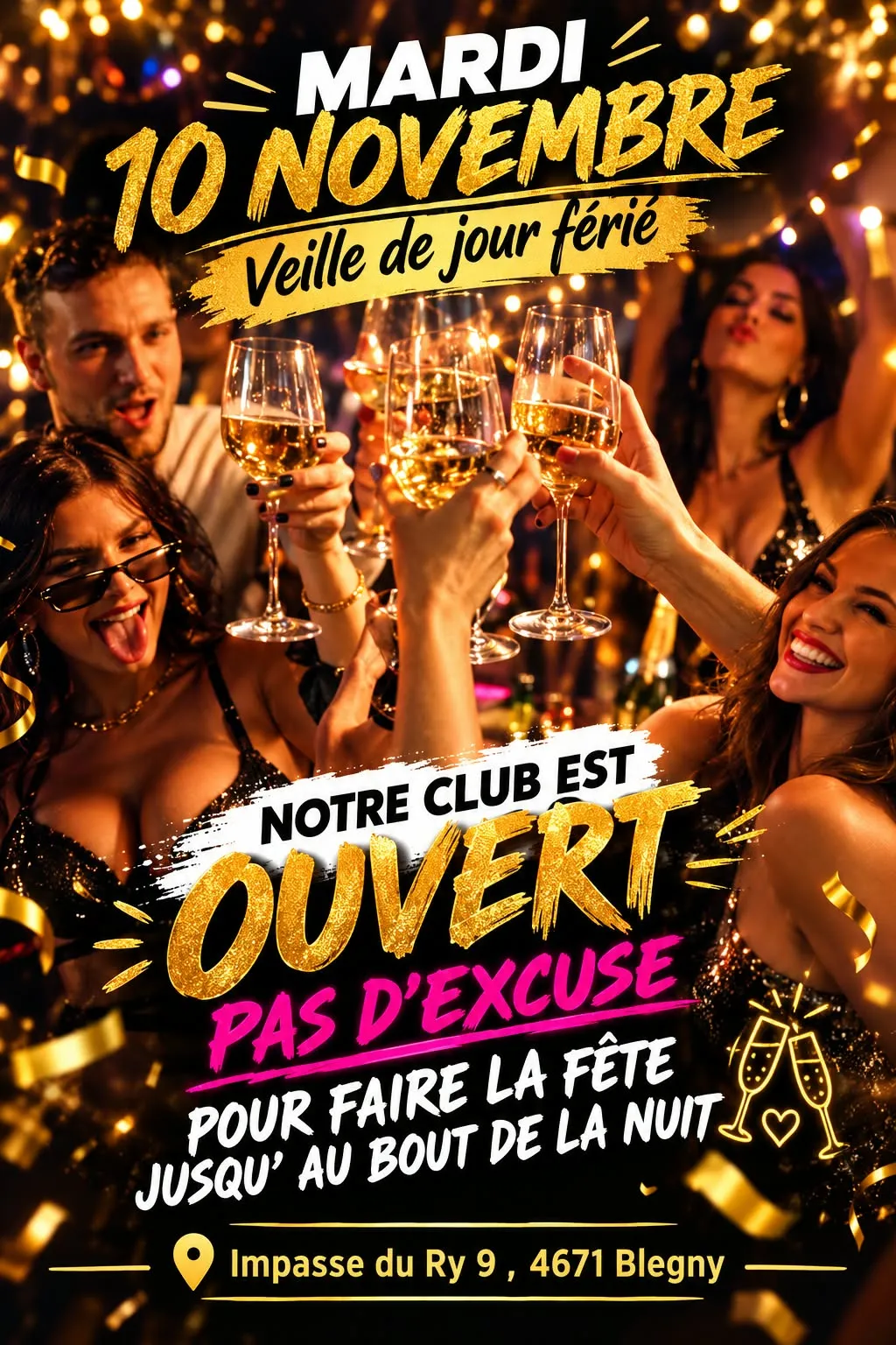 Affiche Veille de jour férié